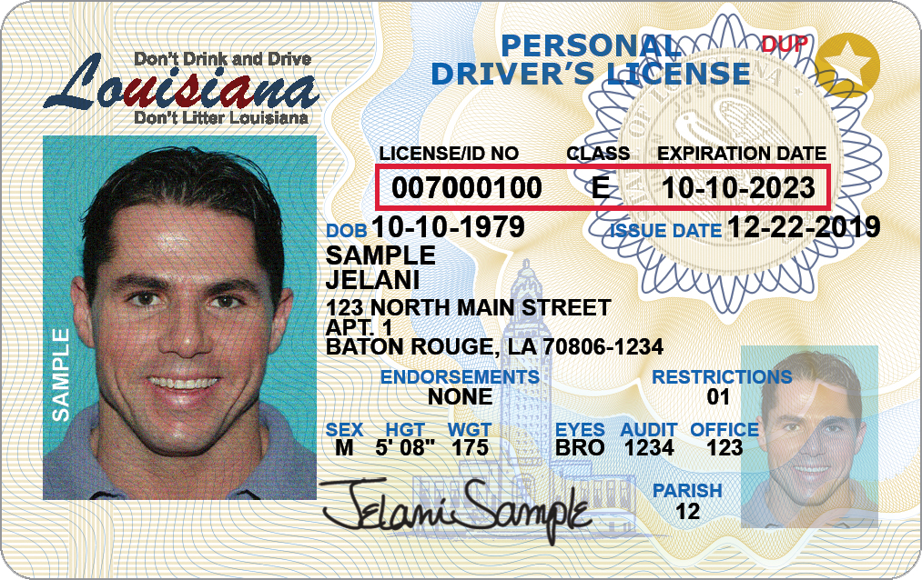 LOUISIANA BUILD YOUR ID BADGE